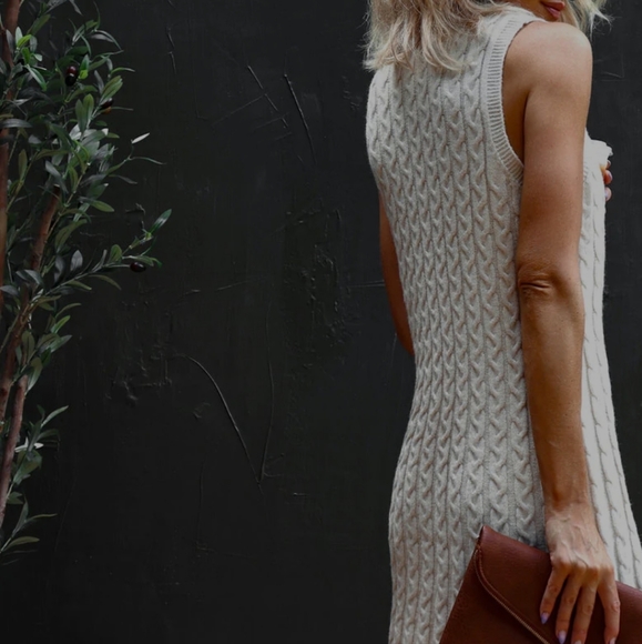 Vici Mock Neck Sweater Dress - Picture 2 of 2